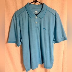 Tommy Bahama Blue Polo Shirt for Men Size XL